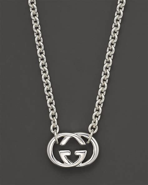 gucci mens nexklace|gucci silver britt necklace men's.